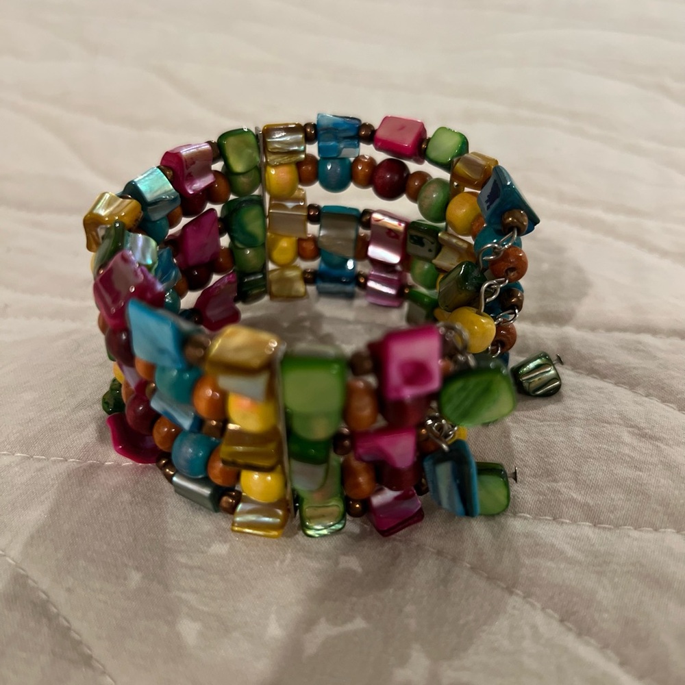 Colorful Beaded Bracelet (008A)